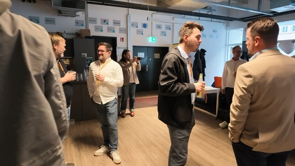 Stimmung beim Gründungsevent von MindsMachines